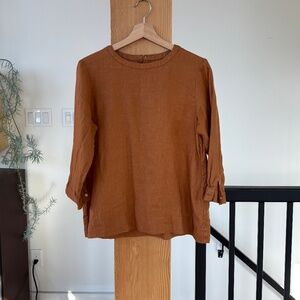 Muji Linen Blouse